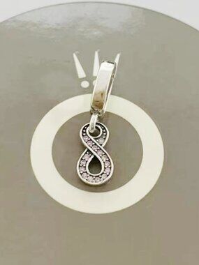 "Pandora Sparkling Infinity Dangle Charm "